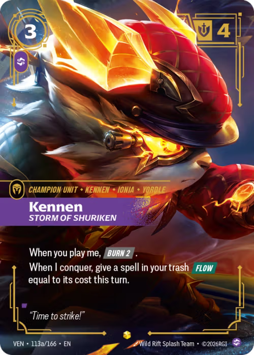Kennen, Storm of Shuriken VEN-113a/166