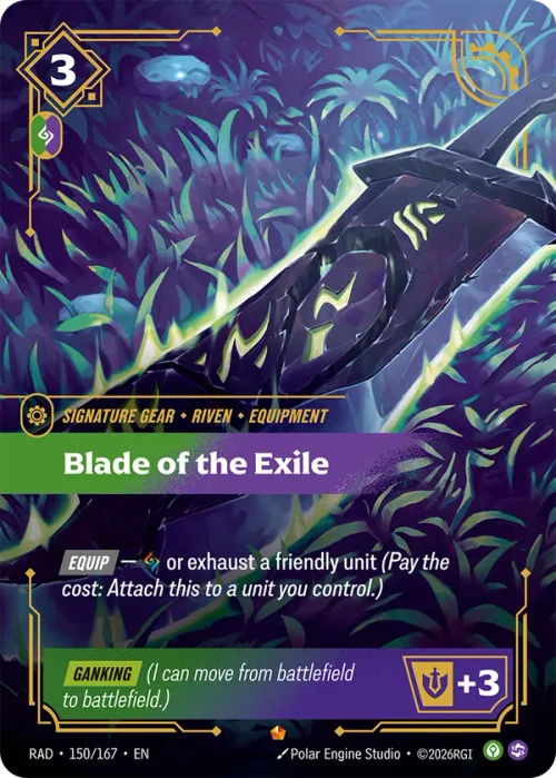 Blade of the Exile RAD-150/167