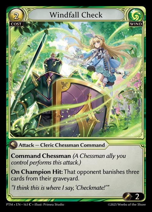 PTM-163 Windfall Check