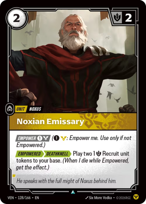 Noxian Emissary VEN-128/166