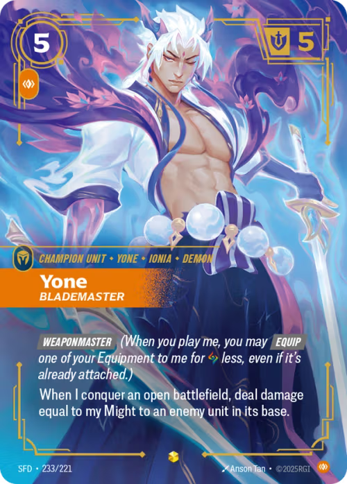 Yone, Blademaster SFD-233/221