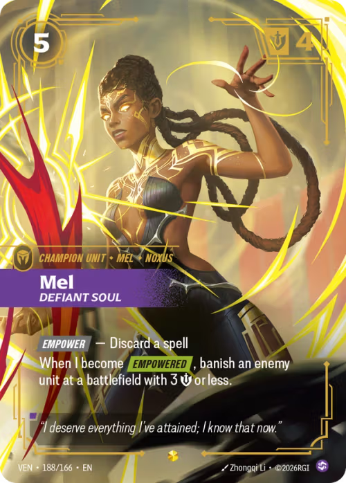 Mel, Defiant Soul VEN-188/166
