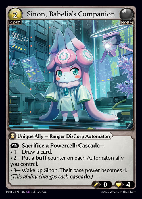 PRD-087 Sinon, Babelia’s Companion