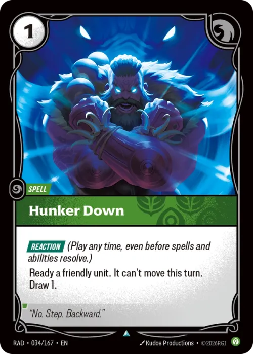 Hunker Down RAD-034/167