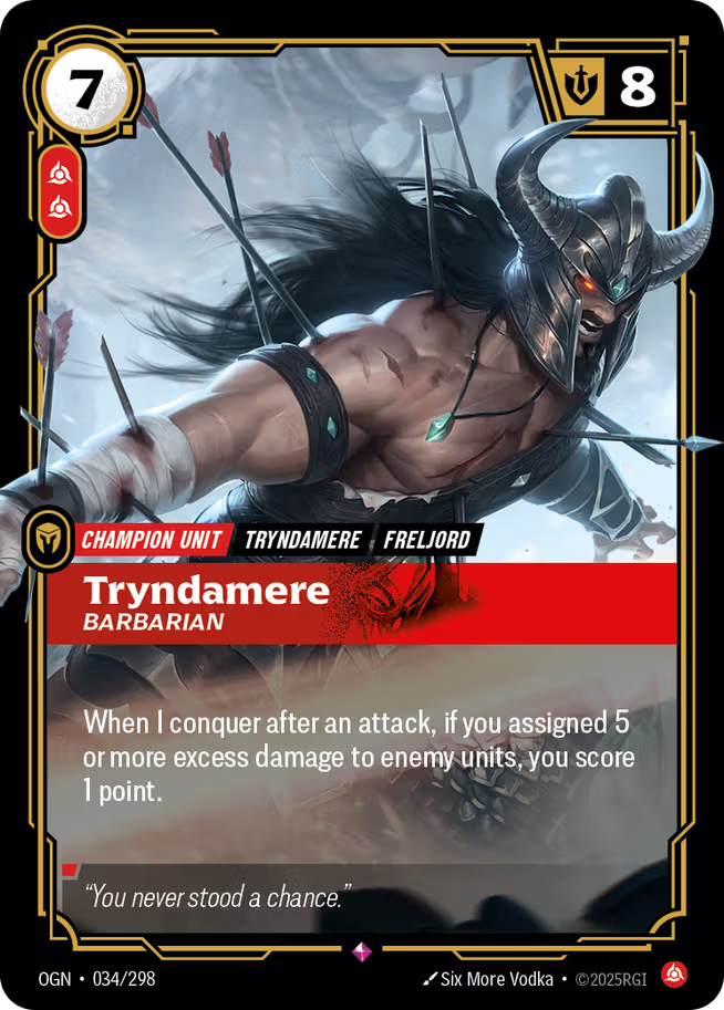 Tryndamere, Barbarian OGN-034/298