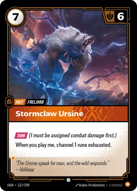 Stormclaw Ursine OGN-137/298
