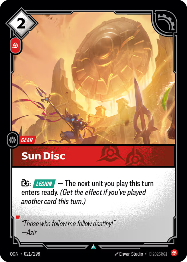 Sun Disc OGN-021/298