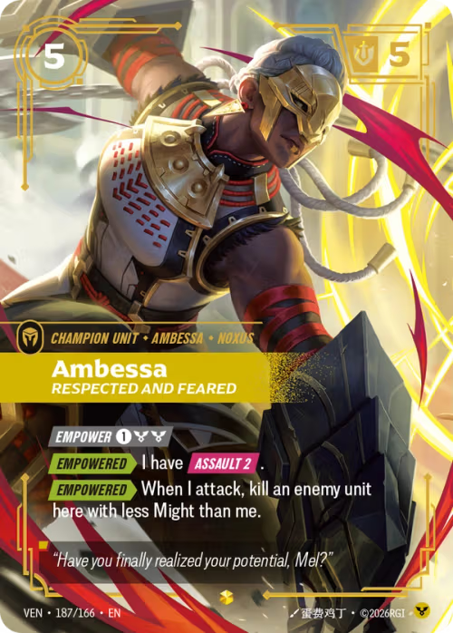 Ambessa, Respected and Feared VEN-187/166