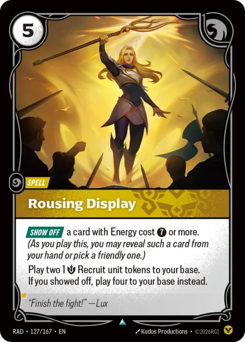 Rousing Display RAD-127/167