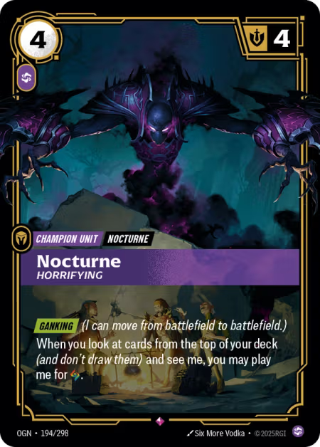 Nocturne, Horrifying OGN-194/298