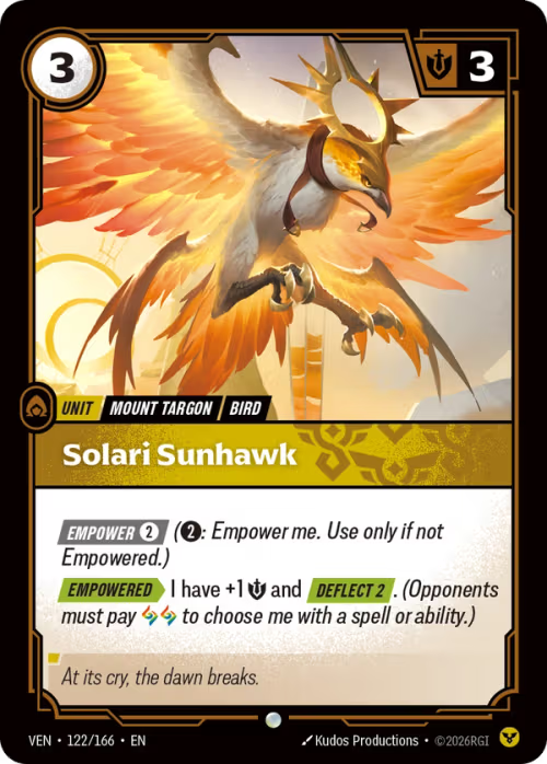 Solari Sunhawk VEN-122/166