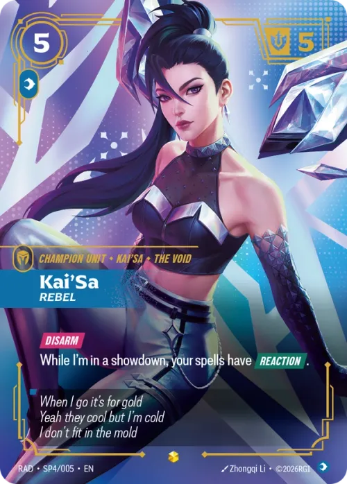 Kai'Sa, Rebel RAD-SP4/005