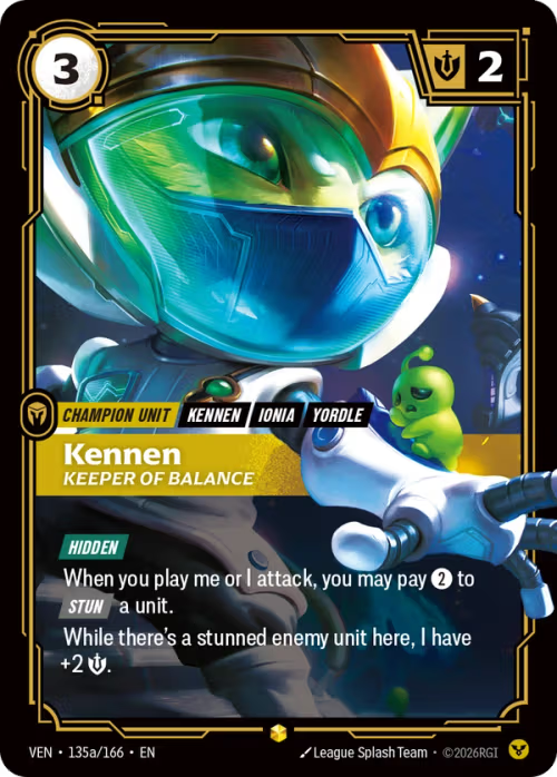 Kennen, Keeper of Balance VEN-135a/166
