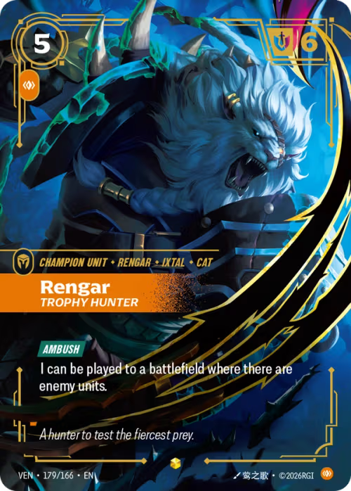 Rengar, Trophy Hunter VEN-179/166