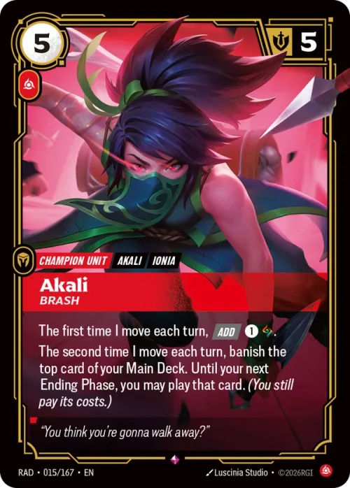 Akali, Brash RAD-015/167