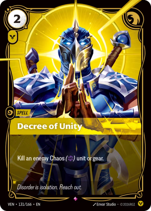 Decree of Unity VEN-131/166
