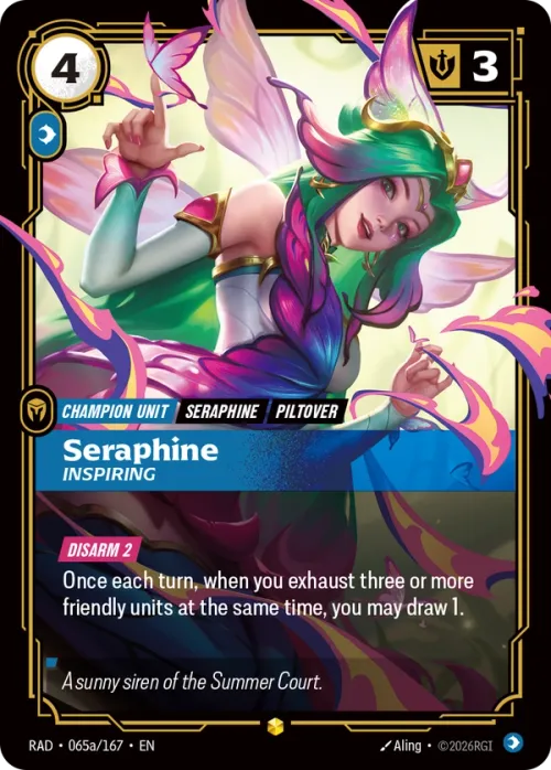 Seraphine, Inspiring RAD-065a/167