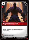 Right of Conquest UNL-015/219