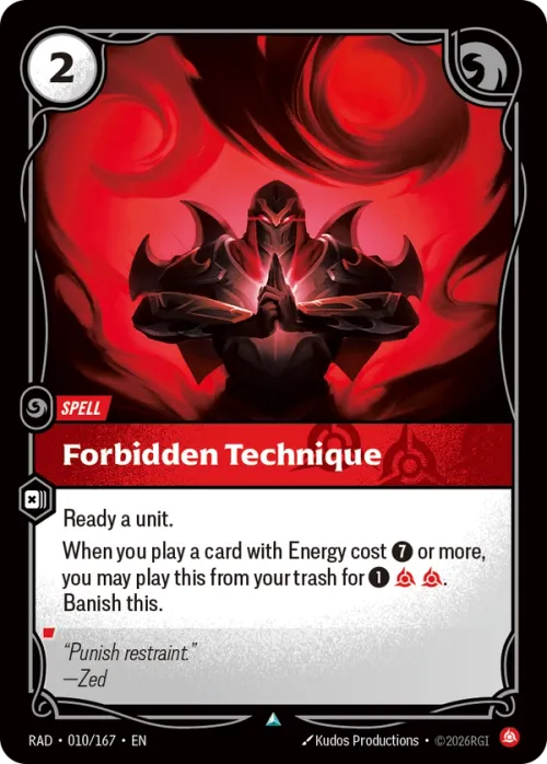 Forbidden Technique RAD-010/167