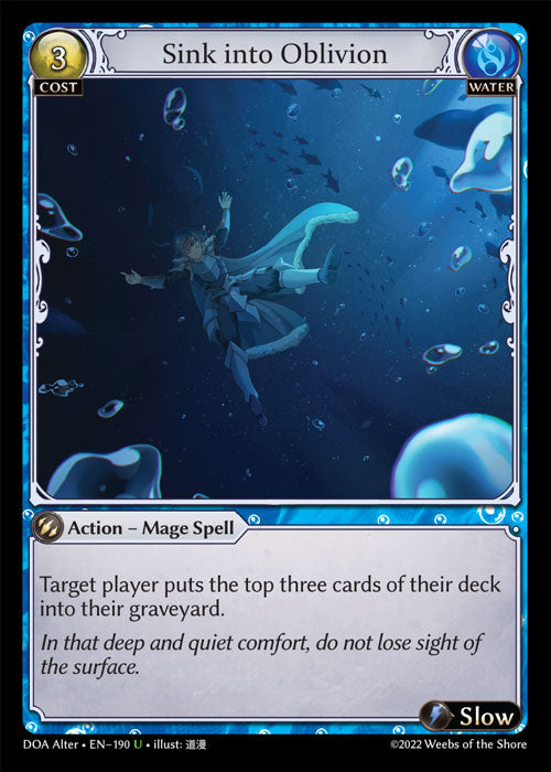 DOA Alter-190 Sink into Oblivion