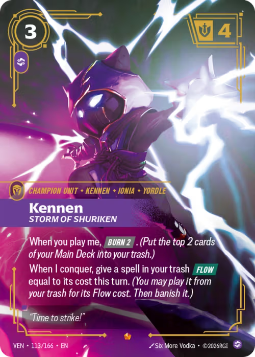 Kennen, Storm of Shuriken VEN-113/166