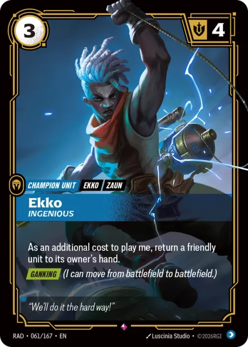 Ekko, Ingenious RAD-061/167