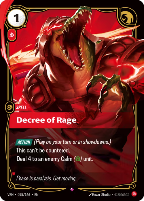 Decree of Rage VEN-015/166