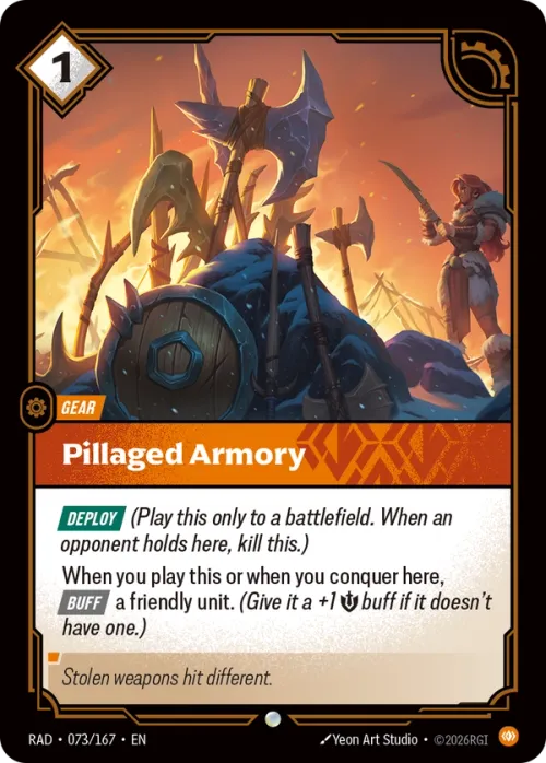 Pillaged Armory RAD-073/167