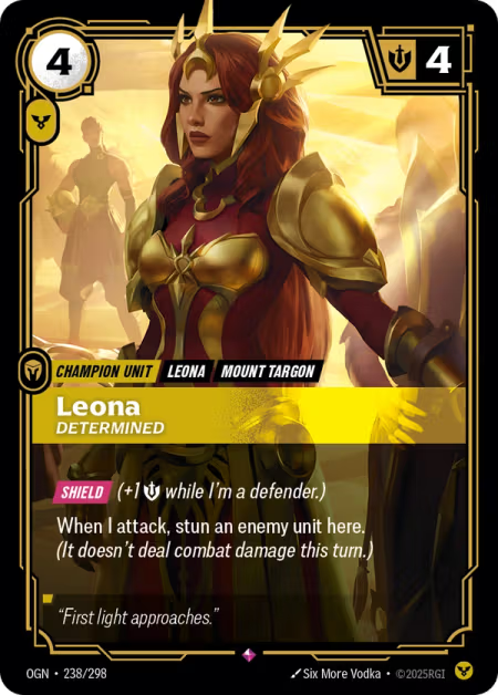 Leona, Determined OGN-238/298