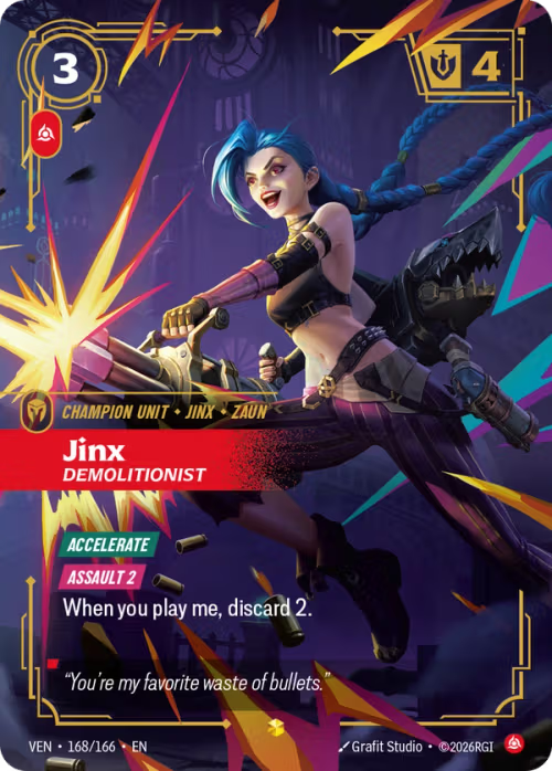 Jinx, Demolitionist VEN-168/166