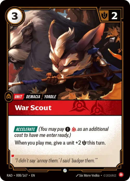 War Scout RAD-008/167