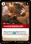 Amateur Demolitionist RAD-001/167