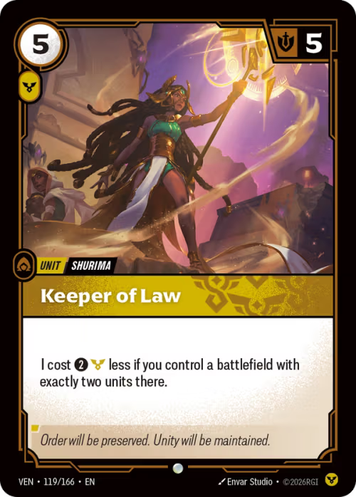 Keeper of Law VEN-119/166