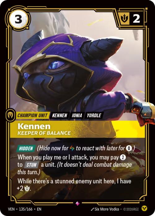 Kennen, Keeper of Balance VEN-135/166