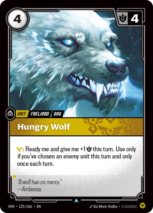 Hungry Wolf VEN-125/166
