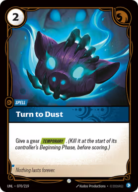 Turn to Dust UNL-070/219