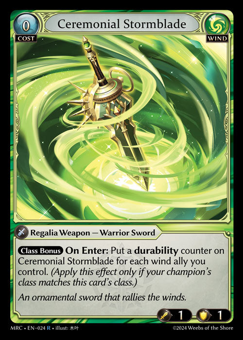 MRC-024 Ceremonial Stormblade