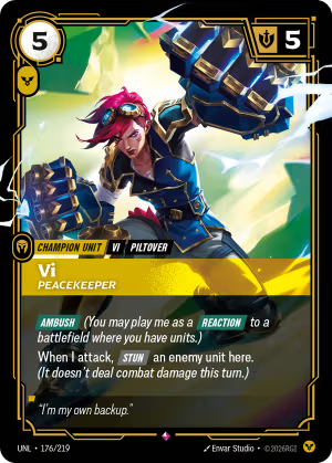 Vi, Peacekeeper UNL-176/219