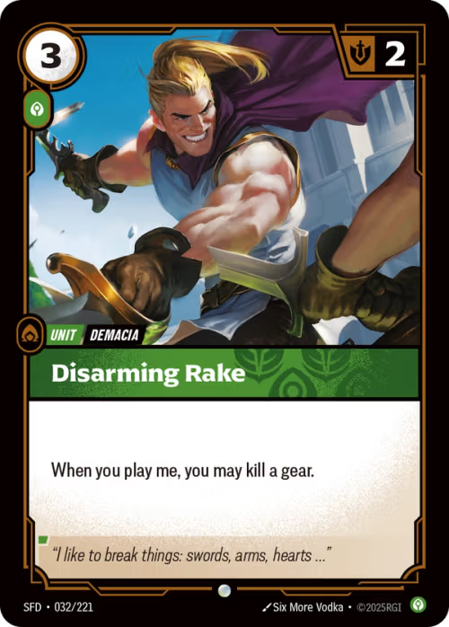 Disarming Rake SFD-032/221