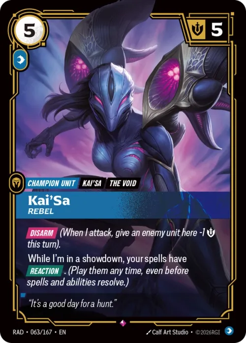 Kai'Sa, Rebel RAD-063/167