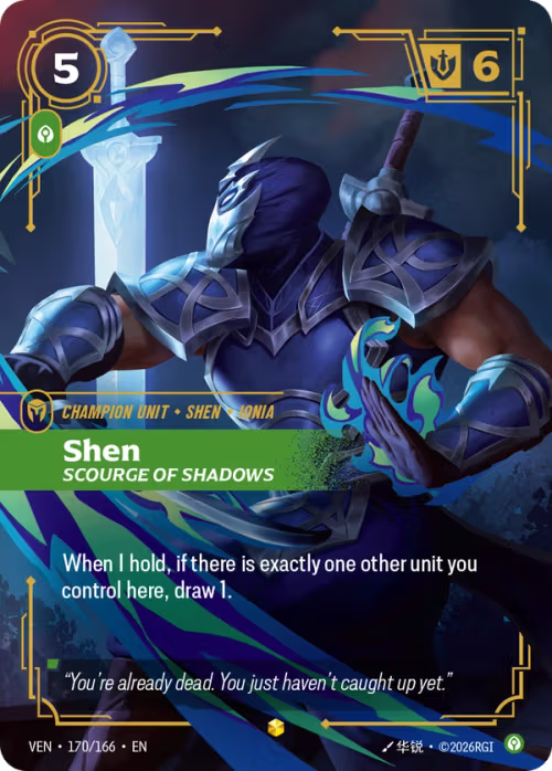 Shen, Scourge of Shadows VEN-170/166