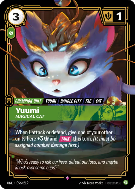 Yuumi, Magical Cat UNL-056/219