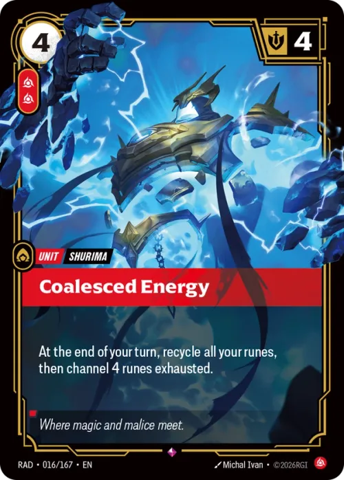 Coalesced Energy RAD-016/167
