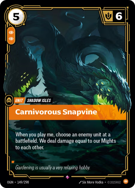 Carnivorous Snapvine OGN-149/298