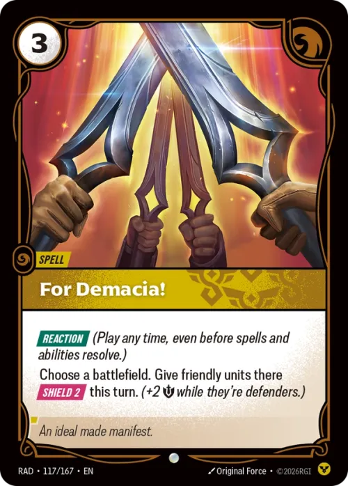 For Demacia! RAD-117/167
