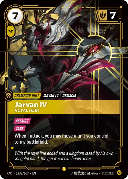 Jarvan IV, Royal Heir RAD-133a/167