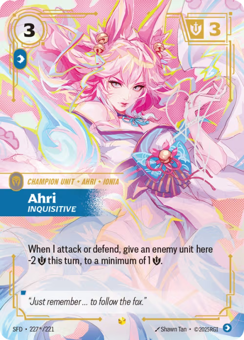 Ahri, Inquisitive SFD-227s/221