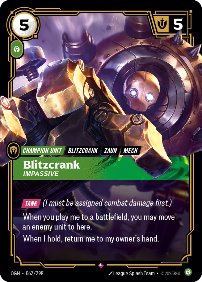 Blitzcrank, Impassive OGN-067/298