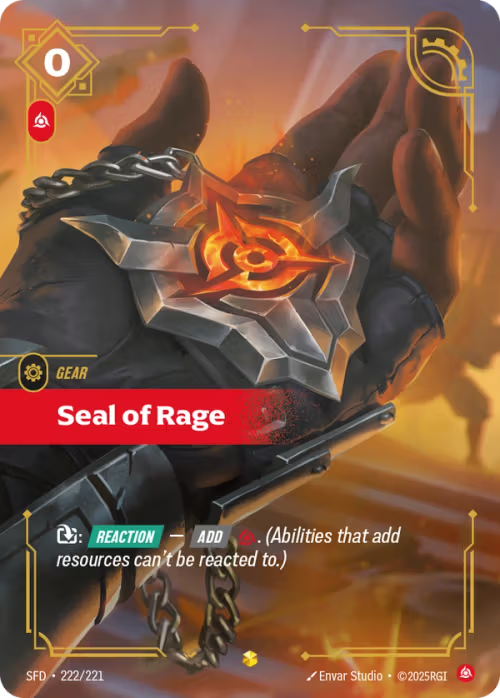 Seal of Rage SFD-222/221