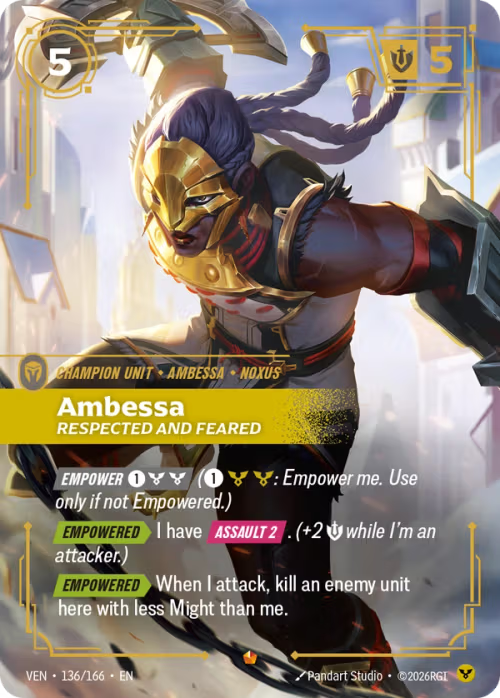Ambessa, Respected and Feared VEN-136/166